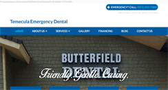 Desktop Screenshot of butterfielddental.com